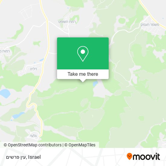 עין פרשים map