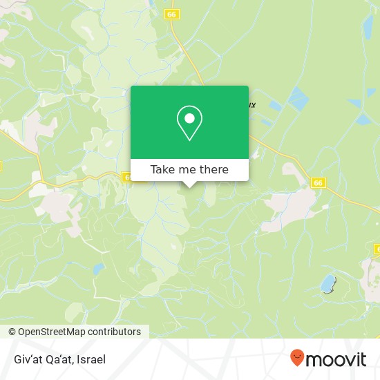 Giv‘at Qa‘at map