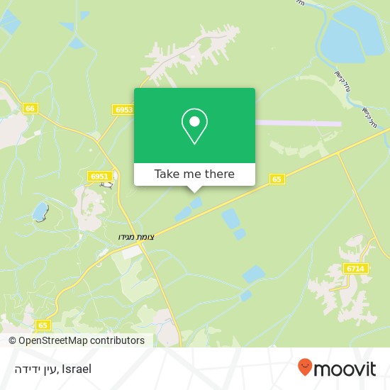 עין ידידה map