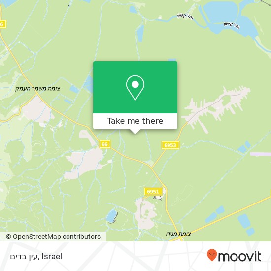 עין בדים map