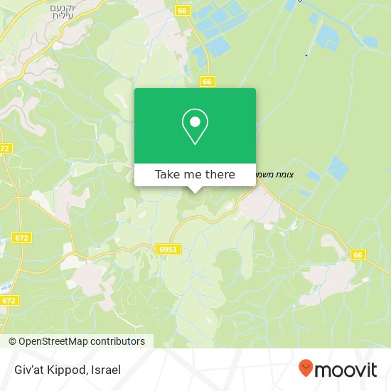 Карта Giv‘at Kippod