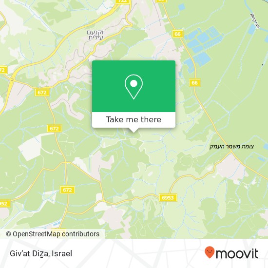 Карта Giv‘at Diẕa