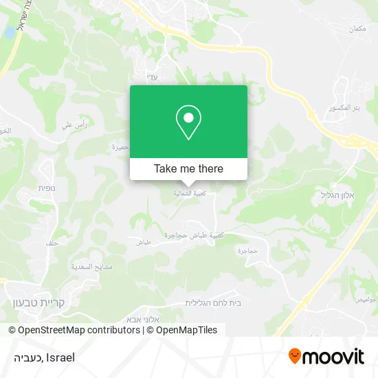 Карта כעביה