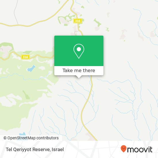 Tel Qeriyyot Reserve map