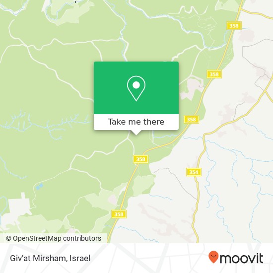 Giv‘at Mirsham map