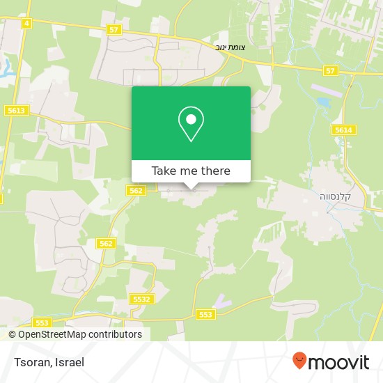 Карта Tsoran