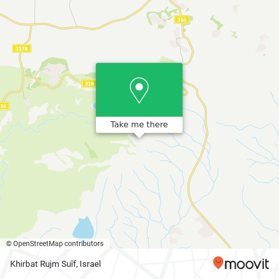 Khirbat Rujm Suīf map