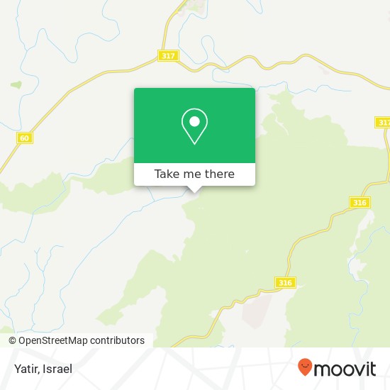 Yatir map