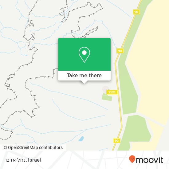 נחל אדם map