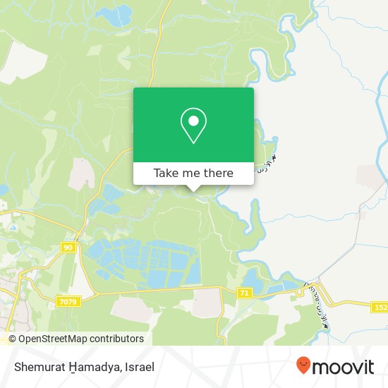 Shemurat H̱amadya map
