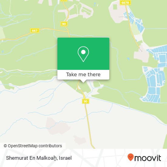 Shemurat En Malkoaẖ map