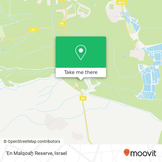 ‘En Malqoaẖ Reserve map