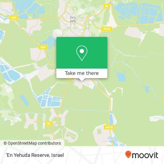 Карта ‘En Yehuda Reserve