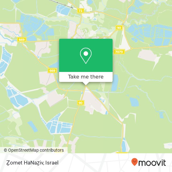 Ẕomet HaNaẕiv map