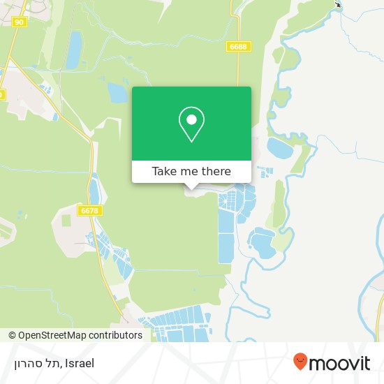 תל סהרון map