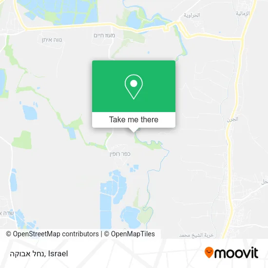 Карта נחל אבוקה