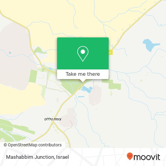 Mashabbim Junction map