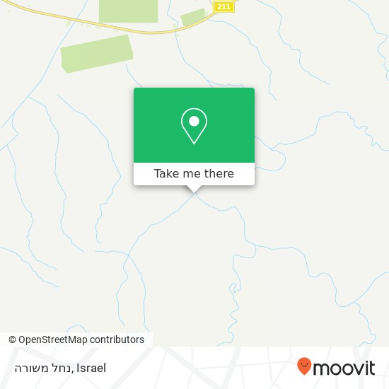 נחל משורה map