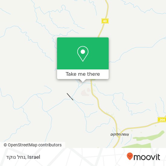 נחל נוקד map