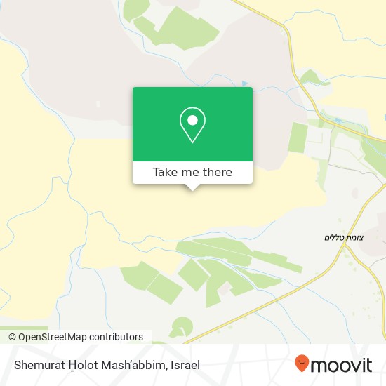 Shemurat H̱olot Mash’abbim map