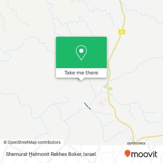 Shemurat H̱elmonit Rekhes Boker map