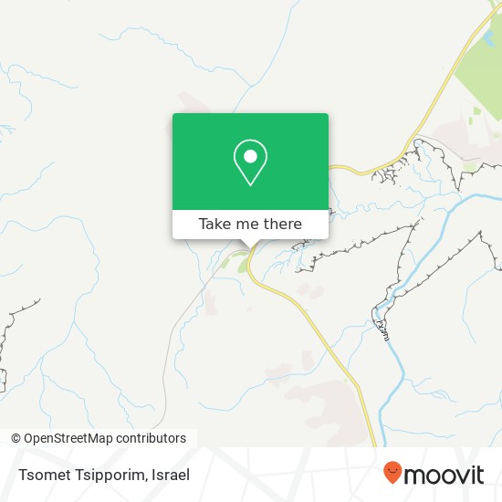 Tsomet Tsipporim map