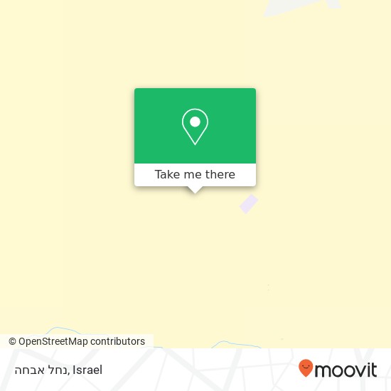 Карта נחל אבחה