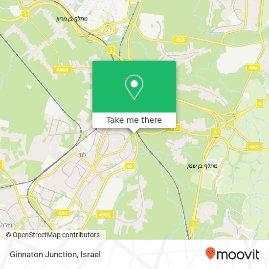 Ginnaton Junction map