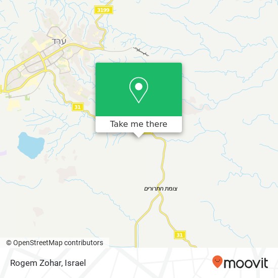 Rogem Zohar map