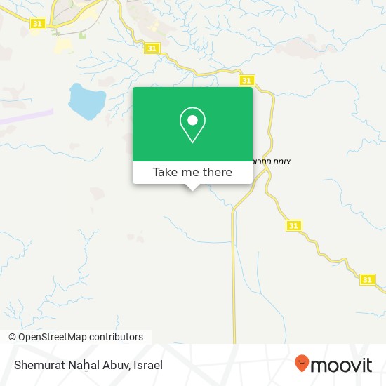 Shemurat Naẖal Abuv map