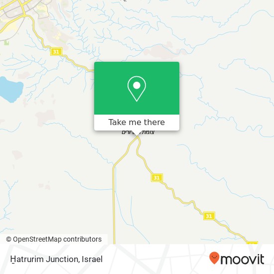 H̱atrurim Junction map