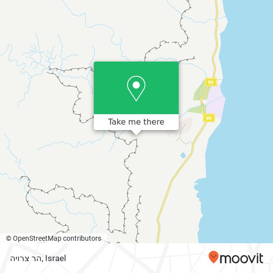 הר צרויה map