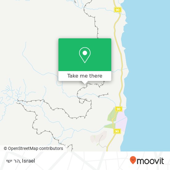 הר ישי map