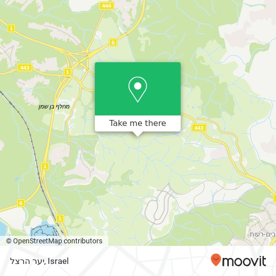 יער הרצל map