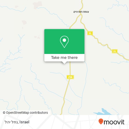 נחל יהל map