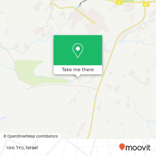 נחל מסר map