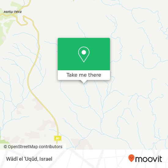 Wādī el ‘Uqūd map