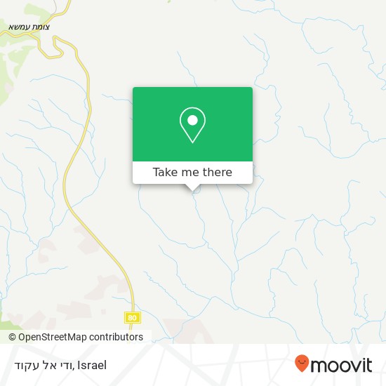 ודי אל עקוד map