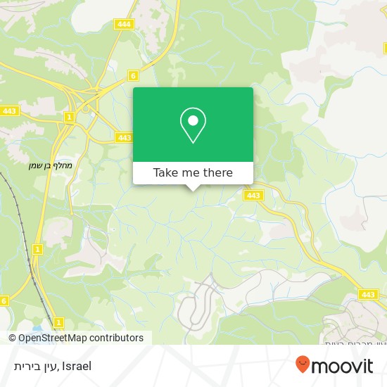 עין בירית map