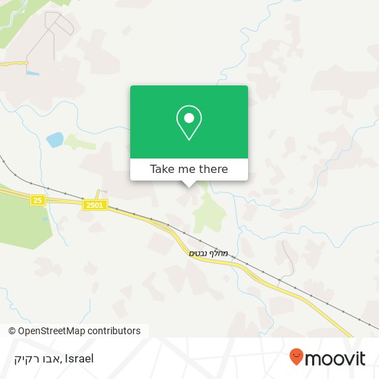 אבו רקיק map