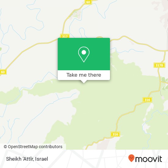 Карта Sheikh ‘Attīr