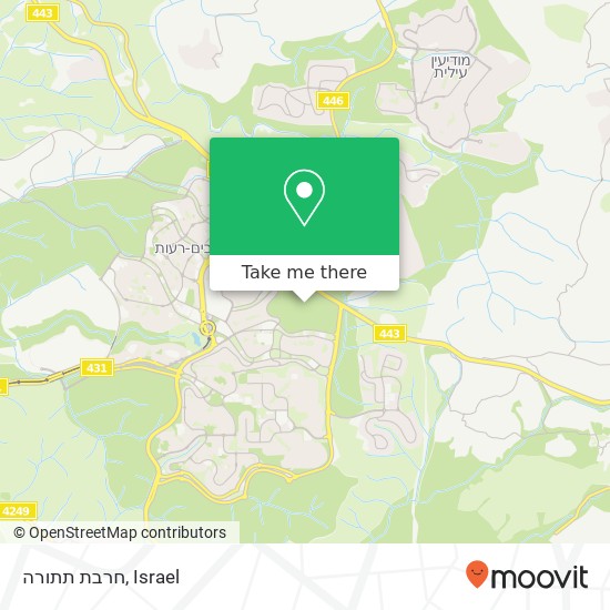 חרבת תתורה map