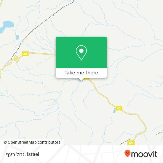 נחל רעף map