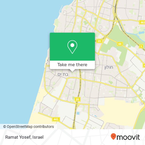 Ramat Yosef map