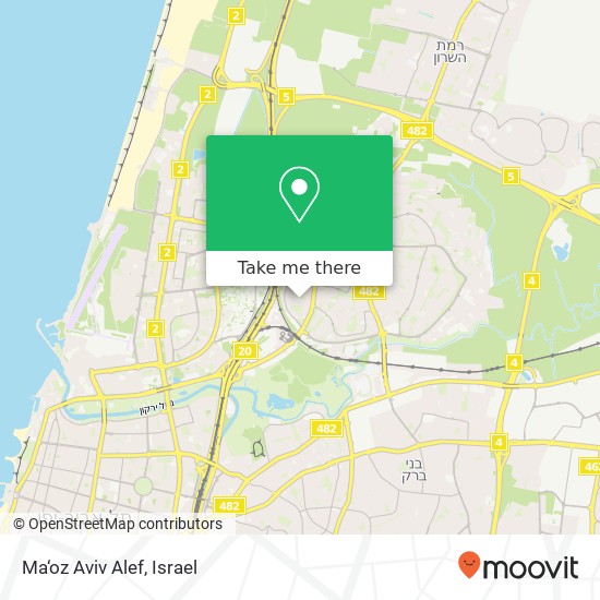 Ma‘oz Aviv Alef map