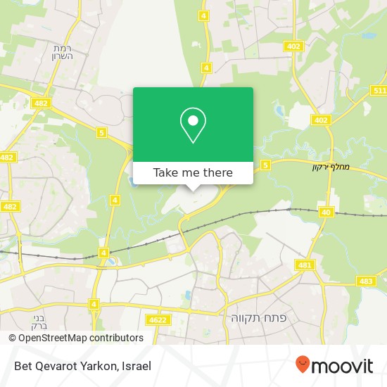 Bet Qevarot Yarkon map