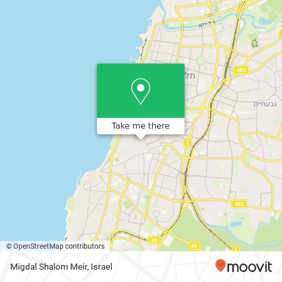 Migdal Shalom Meir map