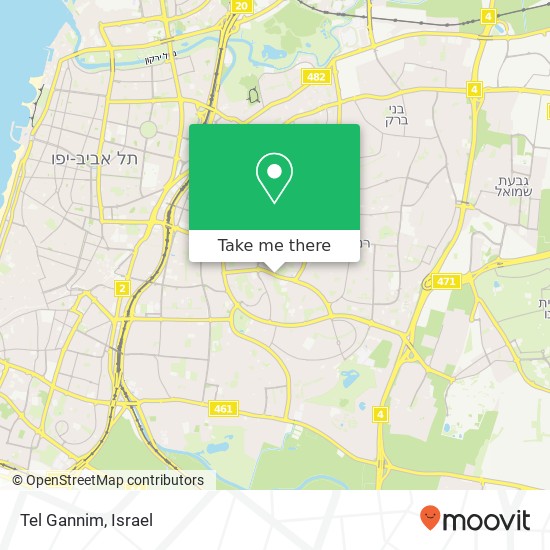 Карта Tel Gannim