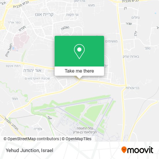 Карта Yehud Junction