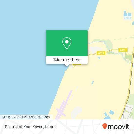 Карта Shemurat Yam Yavne